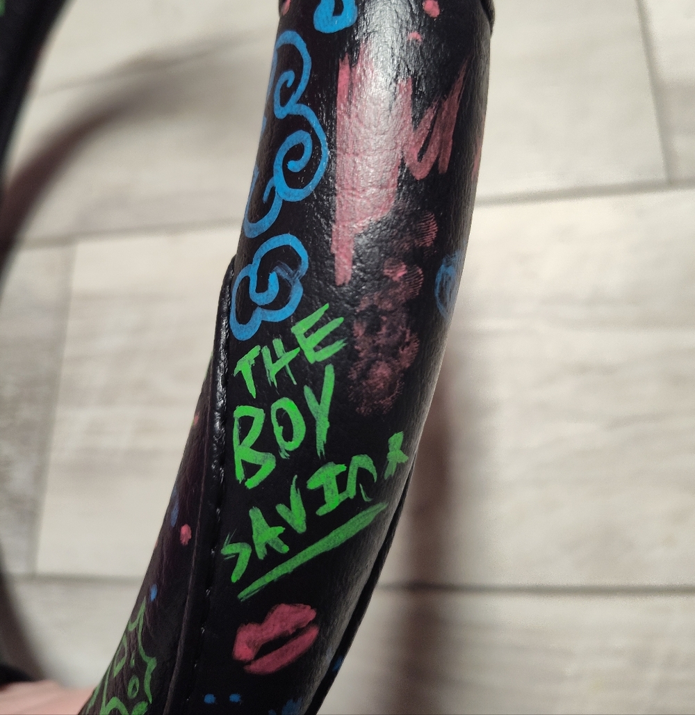 Jinx Inspired Steering Wheel Cover